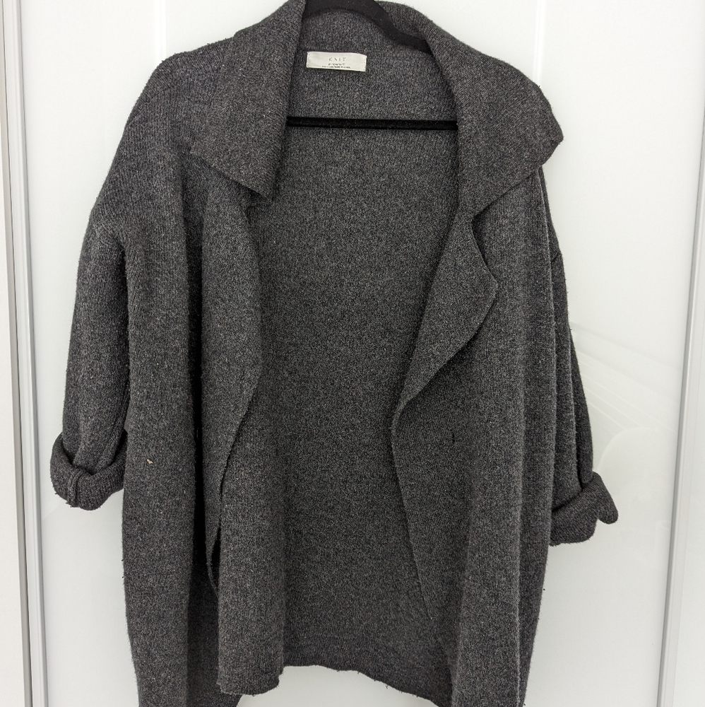 Knit Korean Thrifted Wool Coat One Size